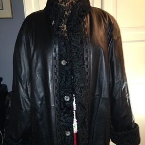 Sheared Mink & Leather Reversible & Gorgeous!